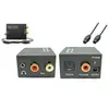 Qumox Convertisseur Audio Numérique SPDIF vers analogique avec adaptateur EU , câble optique pour XBox 360 HDTV XBox 360 HDTV Blu RAY DVD