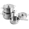 KitchenAid Batterie de Cuisine Inox 4 Pièces CC003575-001