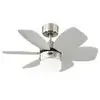 Westinghouse - Ventilateur de plafond Flora Royale Chrome avec lumière