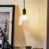 Suspension Vintage Bronze Huilé / Verre Clair 1 Ampoule