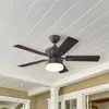 Ventilateur de plafond extérieur Nevada Fer avec lumière