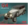 1:24 ICM 24012 Typ G4 with open cover, WWII German Personnel Car Plastic Modelbouwpakket