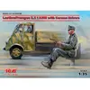 1:35 ICM 35418 Lastkraftwagen 3,5 t AHN with German Drivers Plastic Modelbouwpakket