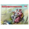 ICM ICM24014 Pilotes de voiture de sport américains 1/24 (années 1910), 2 figurines, bleu ciel