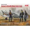 ICM 32101 Figurines German Luftwafe Pilots (1939-1945) (3 Figu, noir)