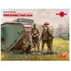 ICM 35708 1:35 - WWI British Tank Crew 4 FigsFor Armée Figurines, noir