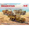 ICM Camions 3t de la Wehrmacht (V3000S, KHD S3000, L3000S)