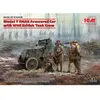 1:35 ICM 35670 Model T RNAS with WWI British Tank Crew Plastic Modelbouwpakket