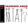 1:35 MiniArt 35541A Telegraph Poles Plastic Modelbouwpakket