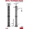 MiniArt Maquette en Plastique « Telegraph Pole » échelle 1:35 (Gris)