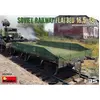 1:35 MiniArt 35303 Soviet Railway Flatbed 16,5   18T. Plastic Modelbouwpakket