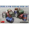 1:35 MiniArt 35613 Fuel and oil drums 1930-50's Plastic Modelbouwpakket