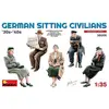 Unbekannt Mini Art 38006   Figurines German Sitting Civi lians 30S de 40S