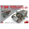 Maquette Char - MINI ART - T-34 - Moteur V-2-34 - 1/35 - 102 pièces à assembler