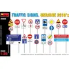 1:35 MiniArt 35635 Traffic Signs Ukraine 2010 Plastic Modelbouwpakket