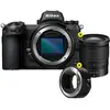 Appareil photo hybride Nikon Z6II noir + Z 24-70mm f/4 S + Bague FTZ