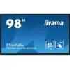 Ecran tactile iiyama Prolite TE9812MIS-B3AG 247,7cm (98") 4K UHD - HDMI/VGA/USB-C - Noir - IPS - 350 cd/m²