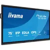 Iiyama Écran Tactile Prolite Te7515a-b2ag 75´´ 4k Va