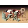 1:35 Tamiya 35180 Diorama-Set German Engine Maint.Cr. with 2 Figures P...