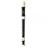 Flute a bec soprano plastique noir & beige yamaha yrs 302biii