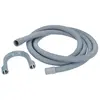 Kit de rallonge de tuyau de vidange pour machine à laver, sèche-linge et lave-vaisselle - OEM - 2m - Blanc