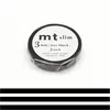 MT Masking tape slim set - Zwart plakband van 3 mm x 7 meter - Smal wa...