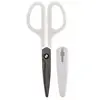 PLUS JAPAN Ciseaux Fitcut Curve Fluorine-coated Antiadhésif 175 mm Blanc-Gris