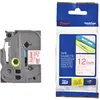 Ruban étiqueteuse laminé BROTHER P-TOUCH TZE-232 rouge sur blanc 12mm