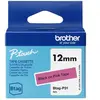 Brother, Ruban d'étiquetage, Btag (1.20 cm, Noir, Pink)