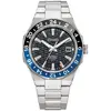 Citizen Series 8 GMT NB6031-56E Horloge - Staal - Zilverkleurig - Ø 41 mm