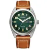 Montre Hommes CITIZEN Eco-Drive Analogique Bracelet Cuir Marron BM8560-11X