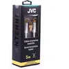 Câble d'Antenne Satellite JVC Or et Blanc - 5M