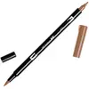 Tombow ABT-977 Feutre pinceau à 2 pointes Marron selle