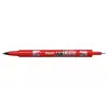 PILOT TWIN FEUTRE BI POINTE ROUGE