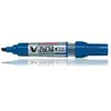 Marqueur Permanent V-Super Color pointe biseautée moyen Bleu Pilot