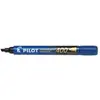 PILOT Marqueur permanent 400, pointe biseautée, bleu