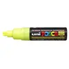 Uni-ball Posca Marqueur pointe large biseautée Jaune fluo