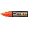 Uniball Marqueur Pte large biseautée POSCA PC8K 8mm Orange Fluo