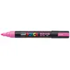 Uni-Ball Posca 182578 - Marqueur Pointe Moyenne PC - 5M, 1,8-2,5 mm, Rose Fluo