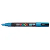 Marqueur Posca - Pointe conique fine - Bleu clair pailleté - Posca