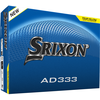 Boîte de 12 Balles de Golf Srixon AD333 Jaune New
