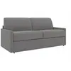 VENTE-UNIQUE Canapé 3 places convertible express en tissu CALIFE - Gris clair - Couchage 140 cm - Matelas 22 cm