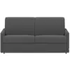 VENTE-UNIQUE Canapé convertible express en tissu CALIFE - Gris - 3 places - Couchage 140cm