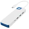 Hub USB-C Hyper Hyperdrive Flex8 Blanc et Bleu