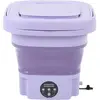 TRAHOO Machine À Laver Portable, 8L Faible Bruit Pliant Mini Machine À Laver Déshydrateur Intégré, Machine À Laver Automatique Seau [H1203]
