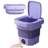 TRAHOO Mini Machine À Laver, Machines À Laver Portable 8L, Petite Mini Lave Linge Pliable Entièrement Automatique, Machine A Laver C[H51]