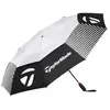 Taylormade 54 Compact Inklapbare Double Canopy Golfparaplu 2025 - Zwart Wit