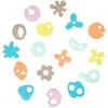 Bo Jungle - Badspeelgoed vormen - Waterspeeltjes - Bath foam shapes (36 stuks) - Tegel plakken