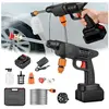 Nettoyeur Haute Pression sans Fil Portable 48 V Max 90 Bar avec Buse M...