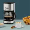HKoenig cafetière en inox programmable à l'avance depuis son écran LCD